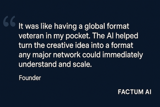 Reality TV producer Andy using Factum AI bot to build and protect global TV franchise